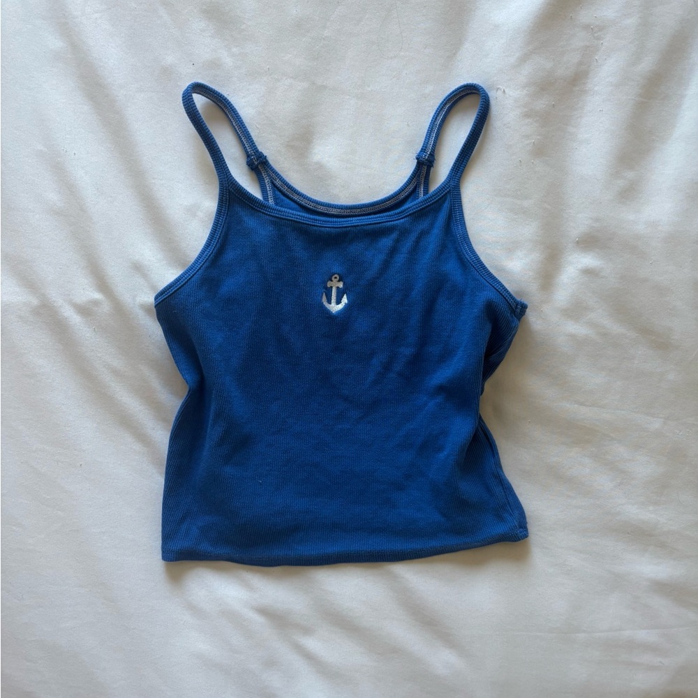 Cotton On Blue Camisole with Anchor Detail